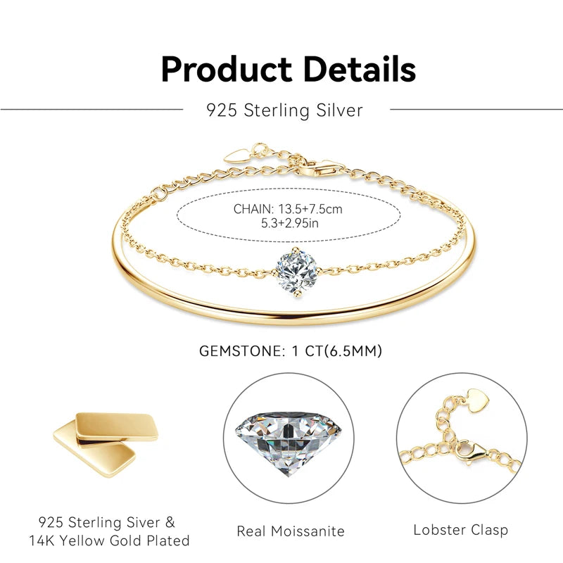 OLA Moissanite Bracelet