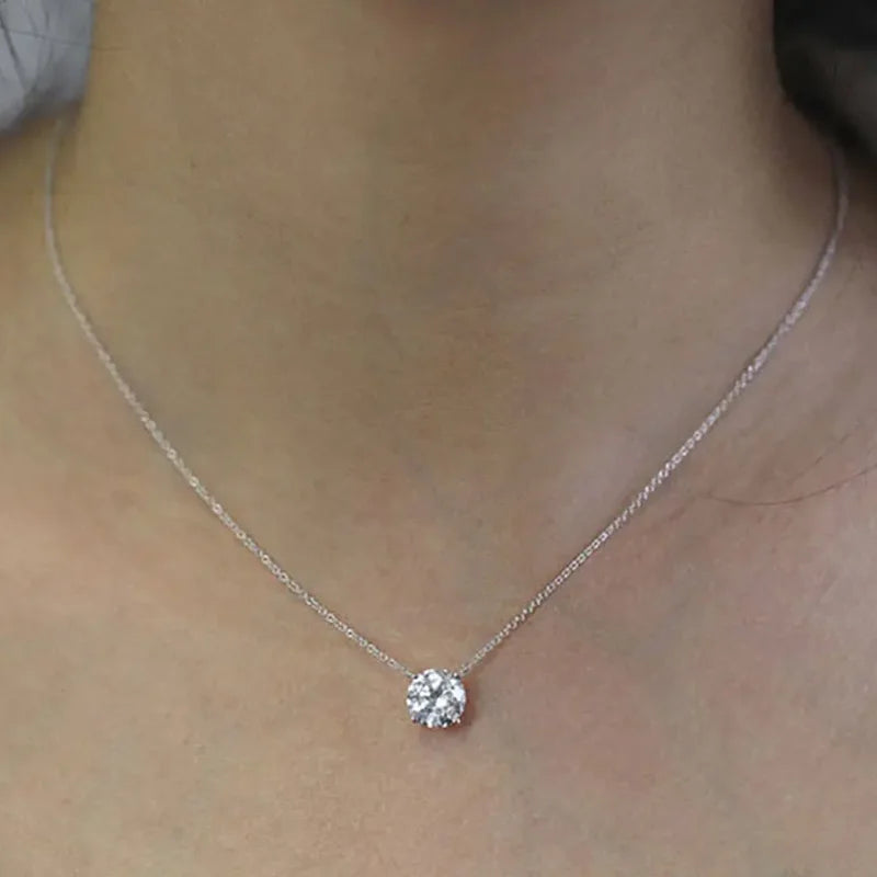 OLA Moissanite  Necklace