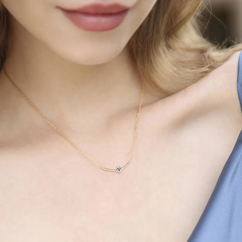 OLA Moissanite  Necklace