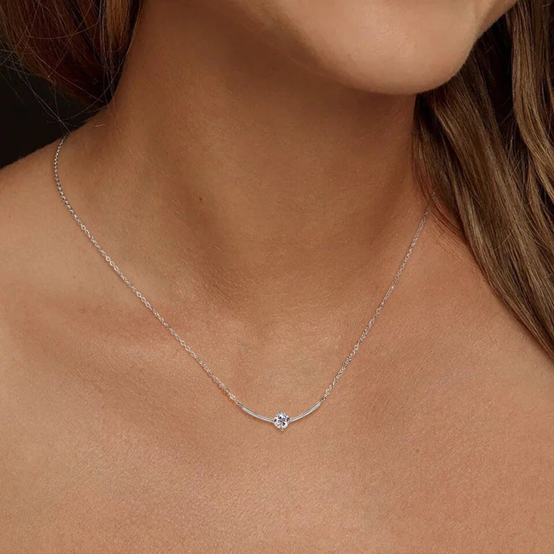 OLA Moissanite  Necklace