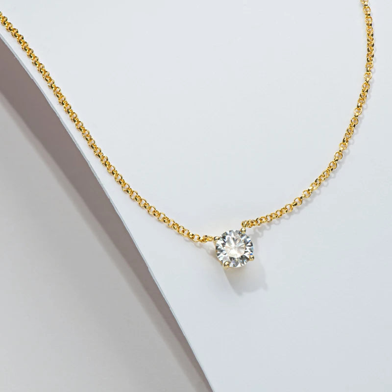 OLA Moissanite  Necklace