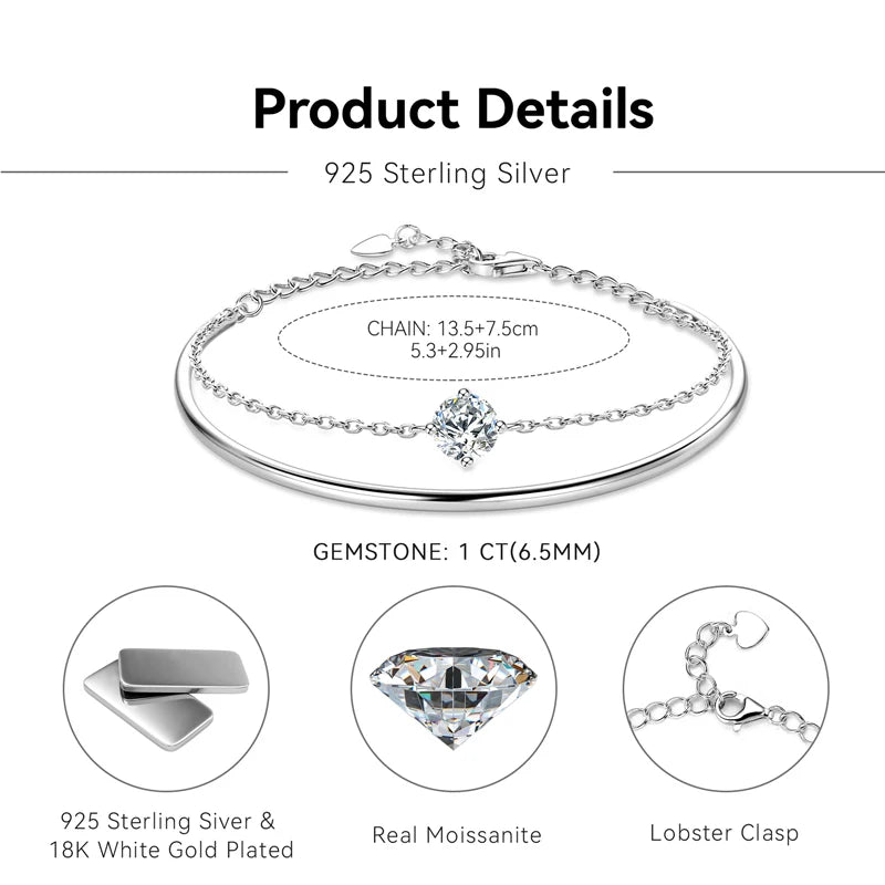 OLA Moissanite Bracelet